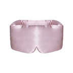 Masque de nuit satiné rose, vu de face