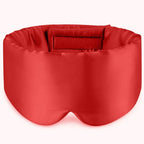 Masque de nuit satiné rouge